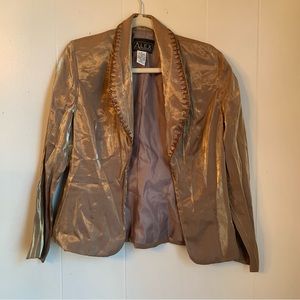 Metallic Shimmer Blazer - image 1